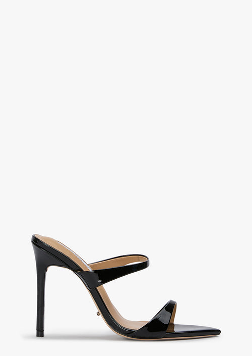 Maxi Black Patent Heels