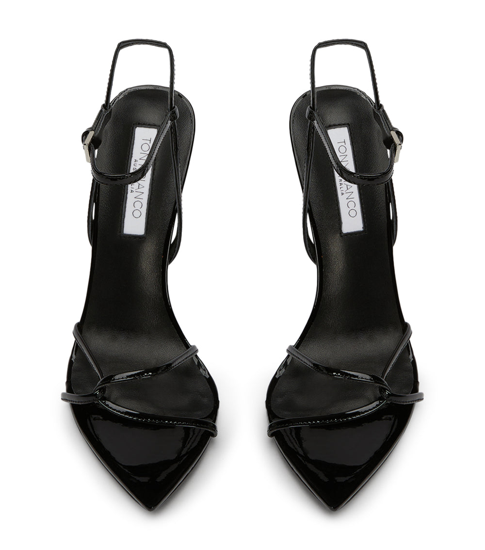 Maya Black Patent Heels - Tony Bianco