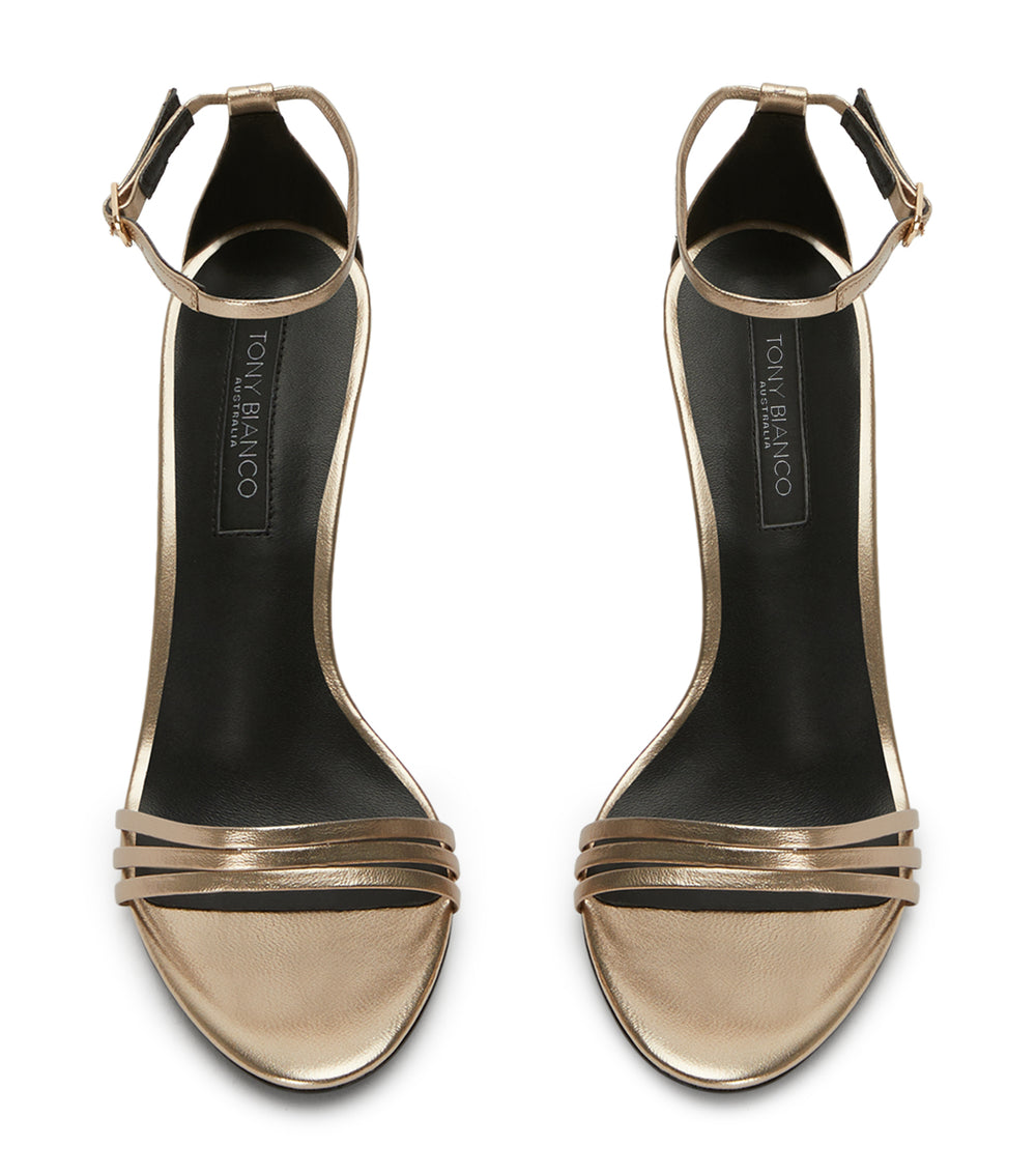 Melody Amber Nappa Metallic Heels - Tony Bianco