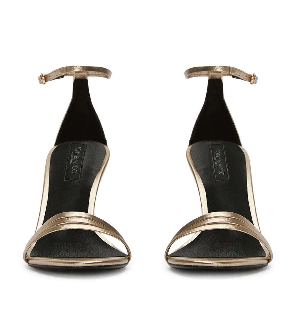 Melody Amber Nappa Metallic Heels - Tony Bianco