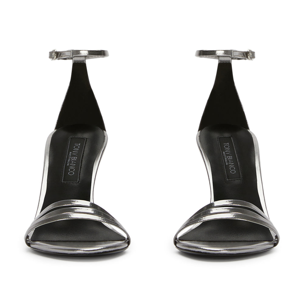 Melody Gunmetal Glimmer Heels - Tony Bianco