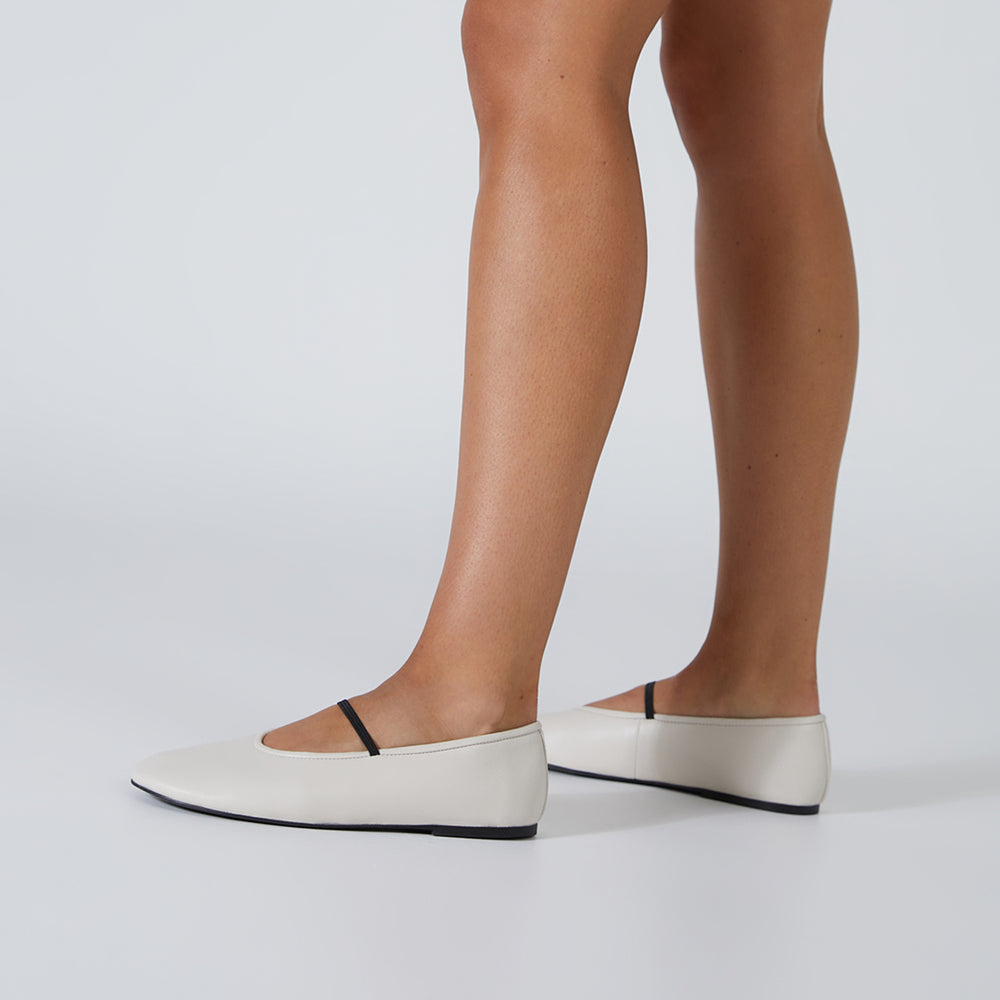 Milla Dove Nappa Flats - Tony Bianco