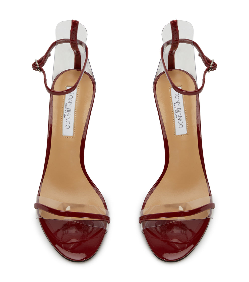 Mosumi Bordeaux Patent Heels - Tony Bianco