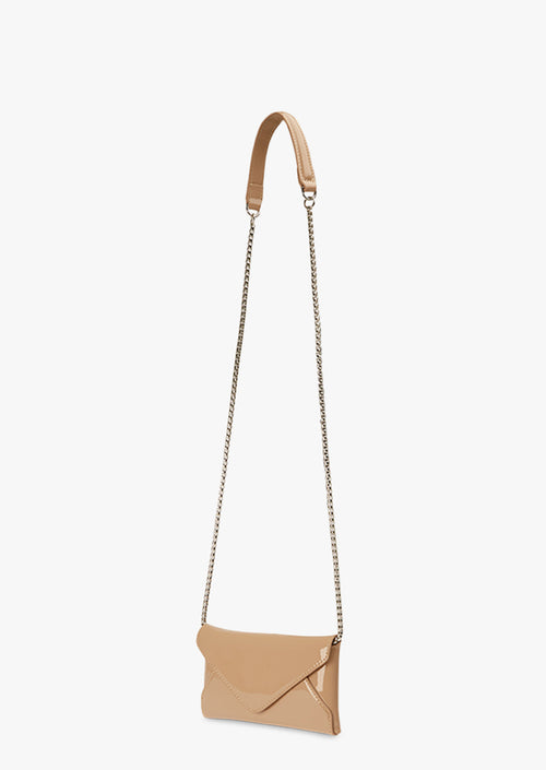 Myssa Nude Patent Mini Handbags