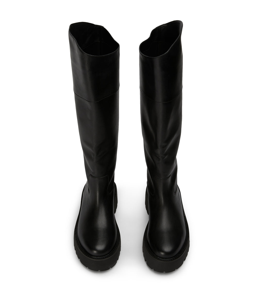 Mystic Black Como Calf Boots - Tony Bianco