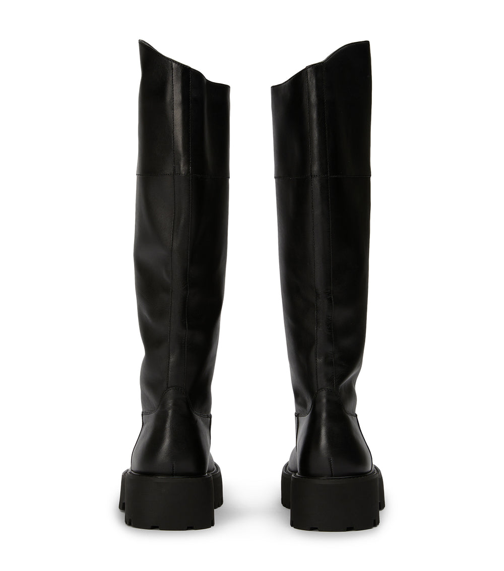 Mystic Black Como Calf Boots - Tony Bianco