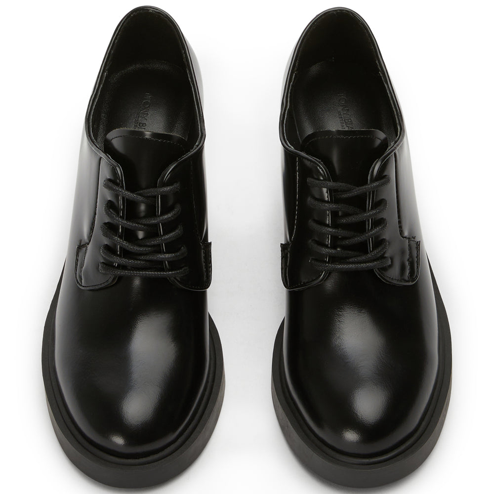 Nemisis Black Hi Shine Casual Shoes - Tony Bianco