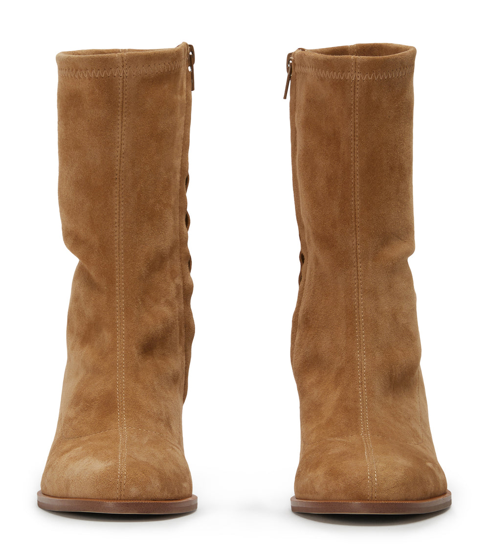 Persia Tan Hudson Suede Ankle Boots - Tony Bianco