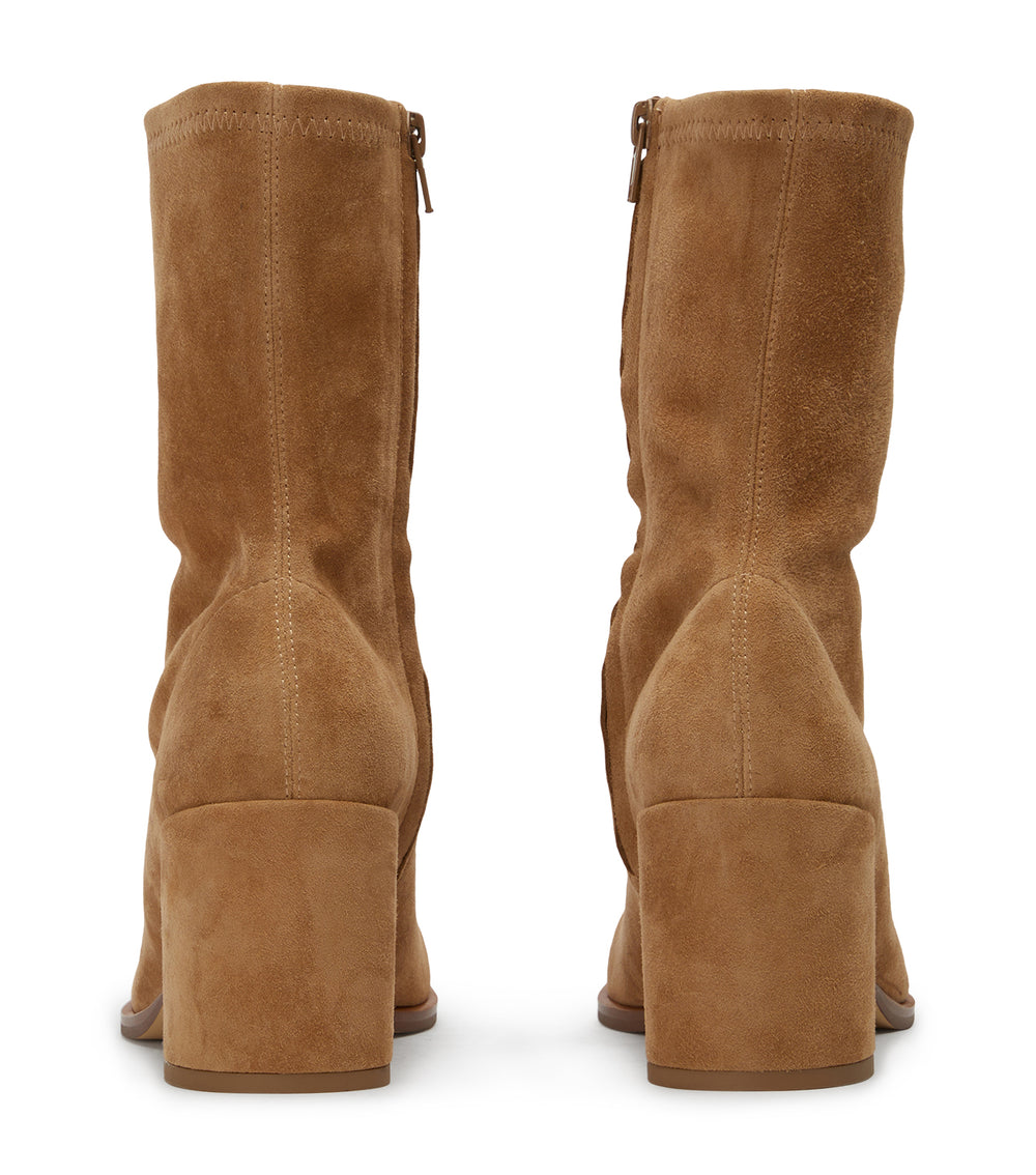 Persia Tan Hudson Suede Ankle Boots - Tony Bianco