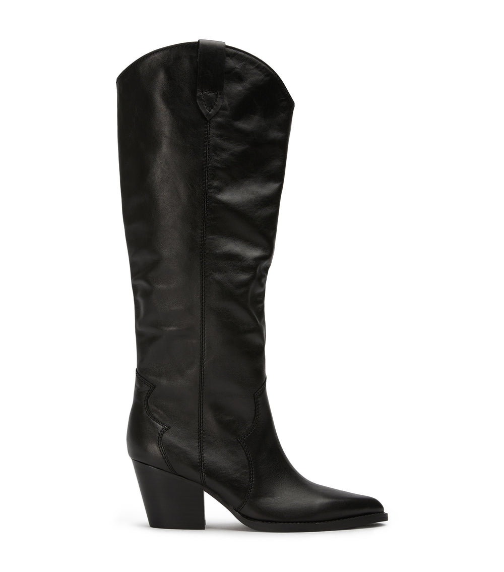 Presley Black Venice Calf Boots - Tony Bianco