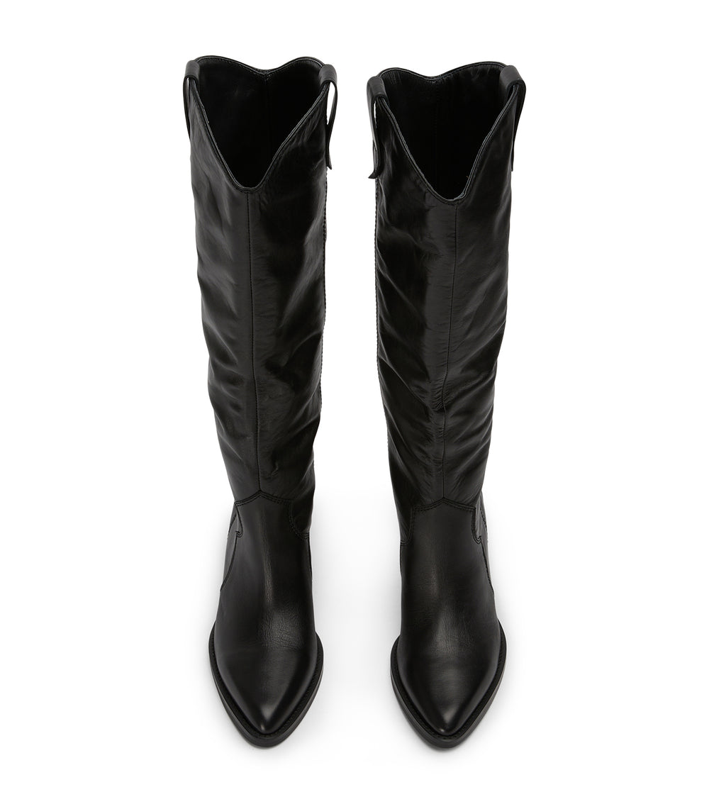 Presley Black Venice Calf Boots - Tony Bianco