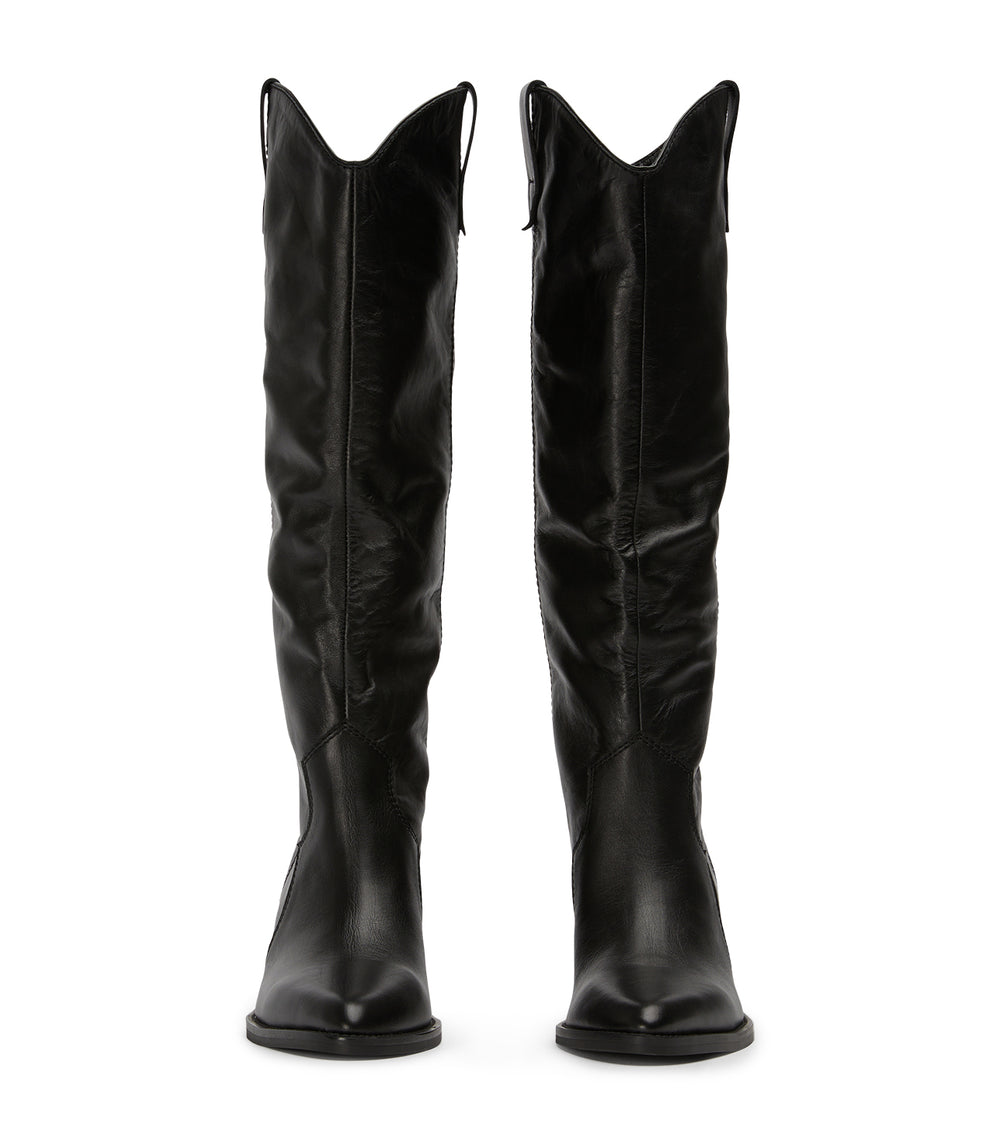 Presley Black Venice Calf Boots - Tony Bianco