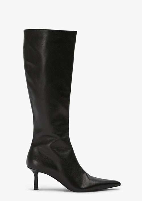 Quest Black Venice Calf Boots