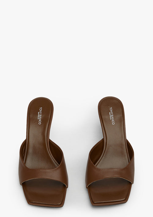 Rialto Mocha Nappa Heels