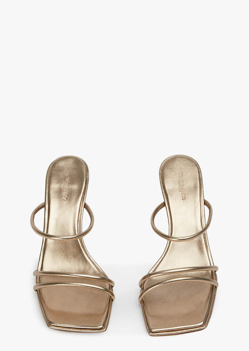 Rocky Amber Nappa Metallic Heels