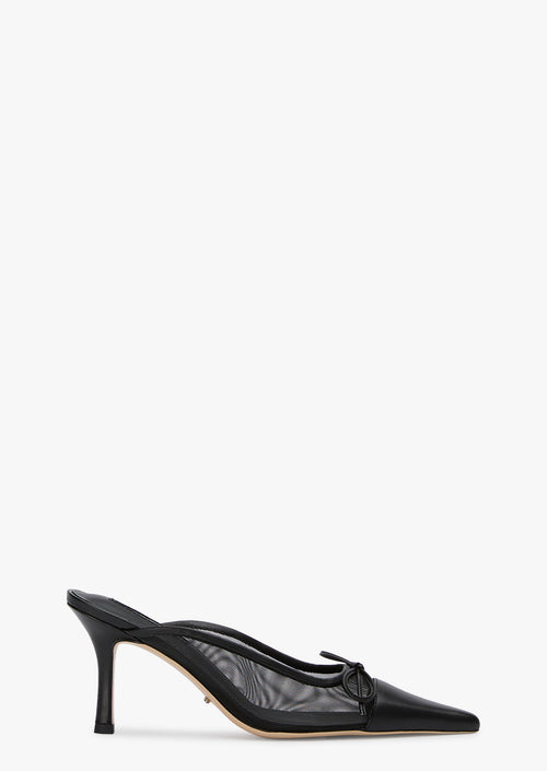 Salsa Black Nylon/Black Heels