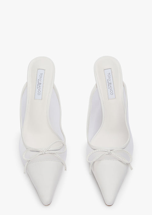 Salsa White Nylon/White Heels