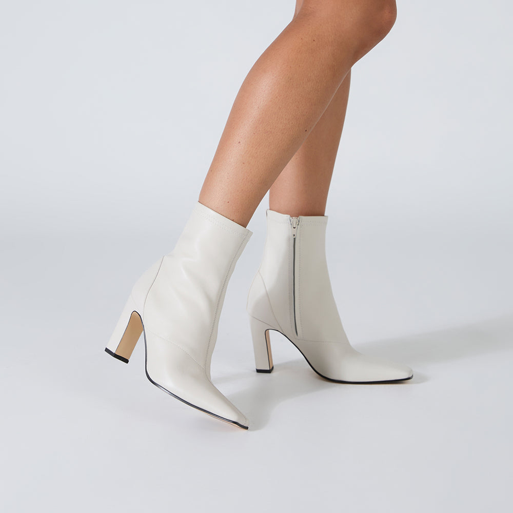 Samuel Dove Nappa Ankle Boots - Tony Bianco