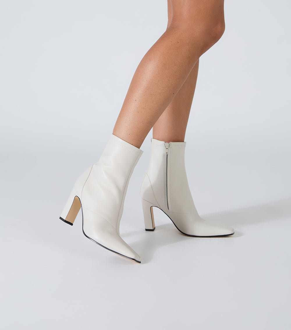 Samuel Dove Nappa Ankle Boots - Tony Bianco