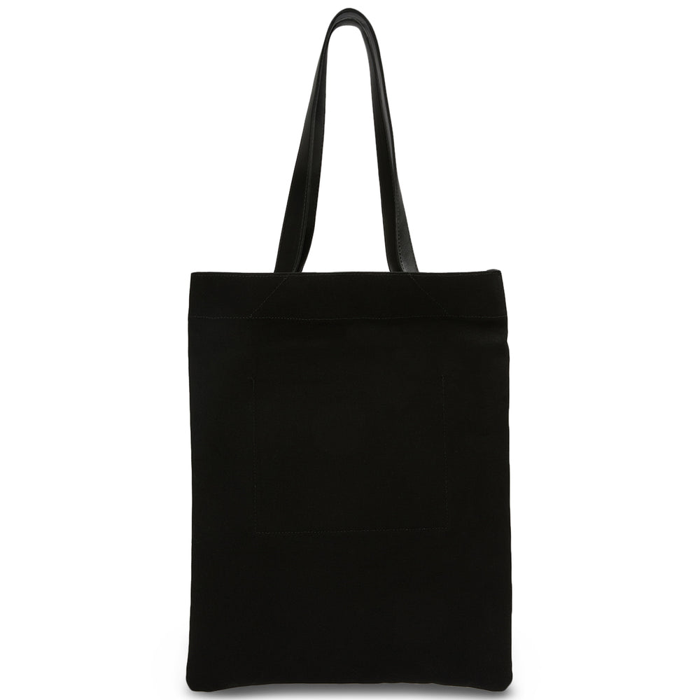 Sandro Black Canvas Tote Bag - Tony Bianco