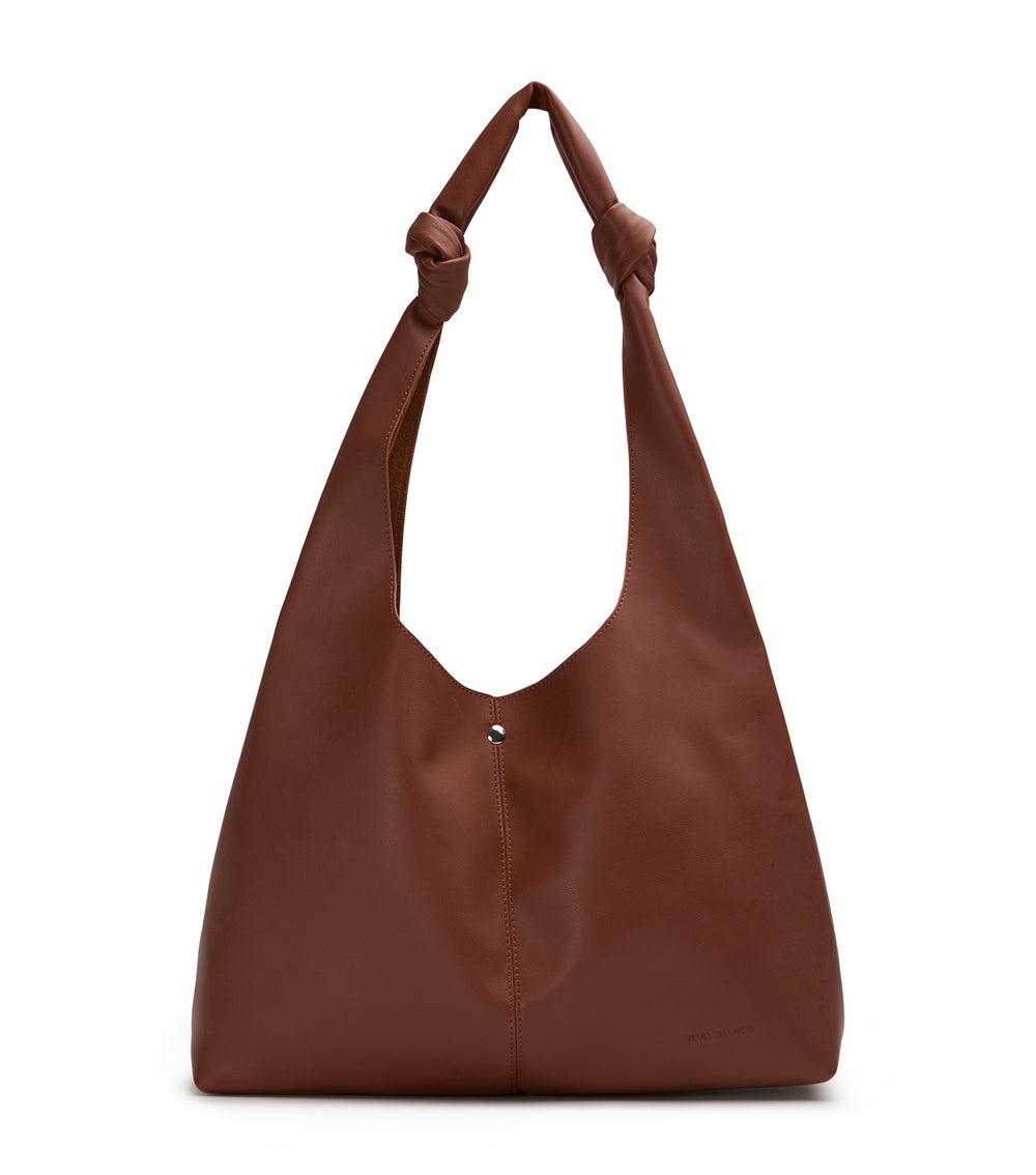 Sara Cognac Nappa Tote Bag - Tony Bianco