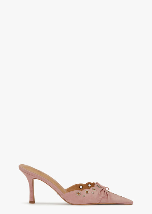 Shae Blossom Suede Heels