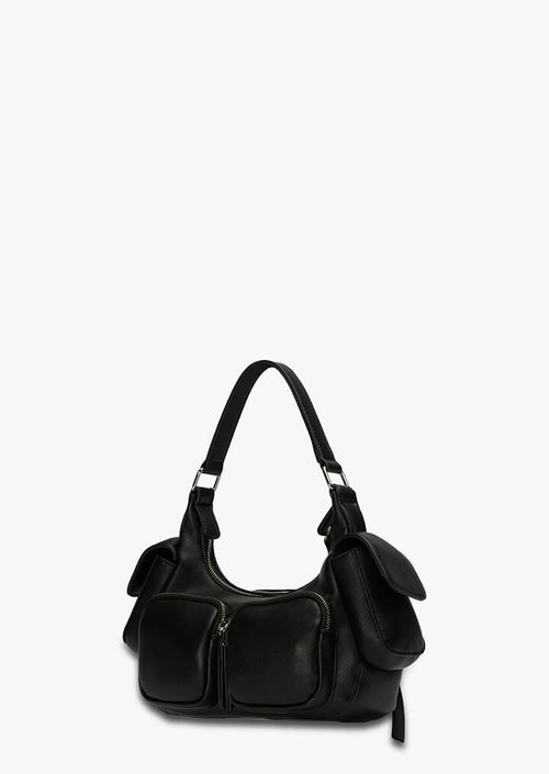 Shanty Black Nappa Shoulder Bag