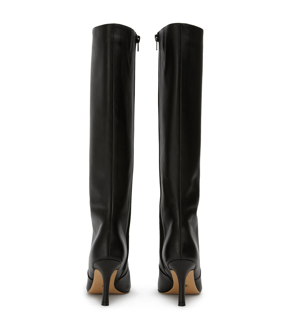 Shaq Black Como Calf Boots - Tony Bianco