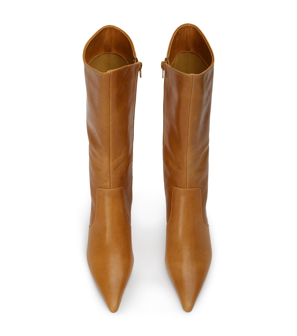 Sheba Whiskey Calf Boots - Tony Bianco