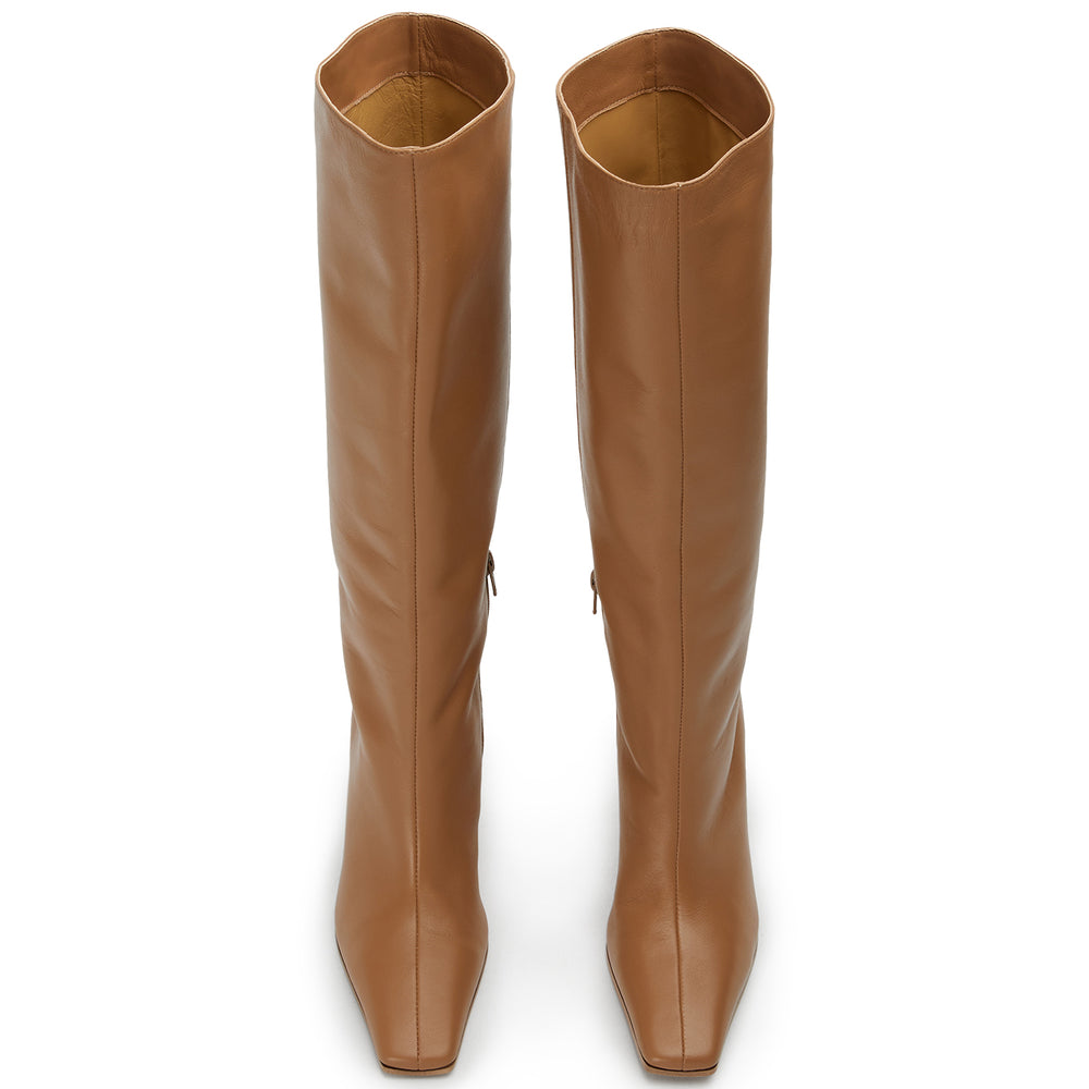 Supra Tan Nappa Calf Boots - Tony Bianco