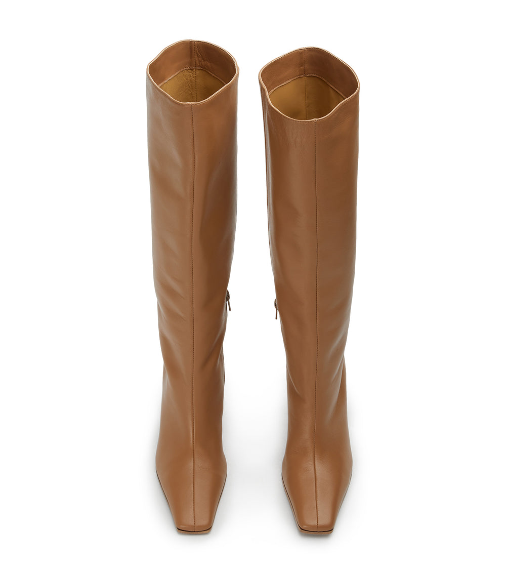 Supra Tan Nappa Calf Boots - Tony Bianco