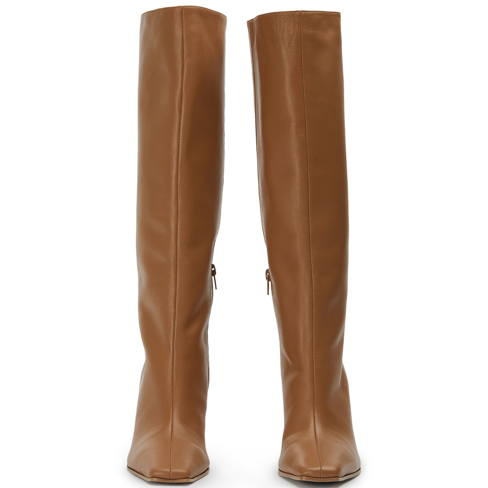 Supra Tan Nappa Calf Boots - Tony Bianco