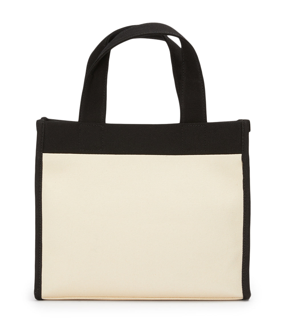 Teagan Black/Beige Tote Bag - Tony Bianco