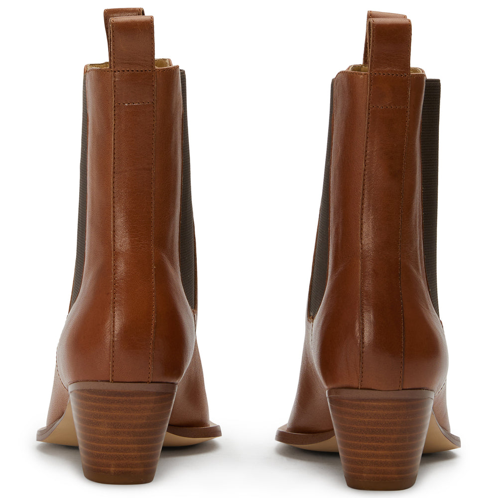 Tempest Toffee Como Ankle Boots - Tony Bianco