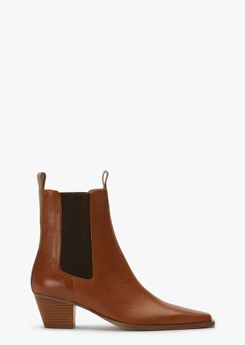 Tempest Toffee Como Ankle Boots