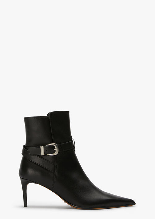 Vanya Black Como Ankle Boots