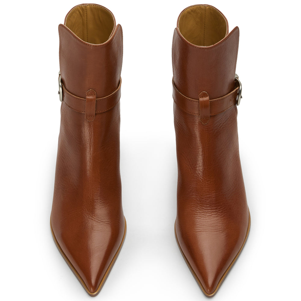 Vanya Toffee Como Ankle Boots - Tony Bianco