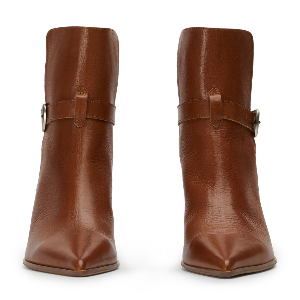 Vanya Toffee Como Ankle Boots - Tony Bianco