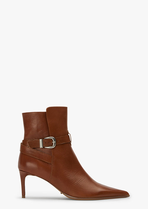 Vanya Toffee Como Ankle Boots