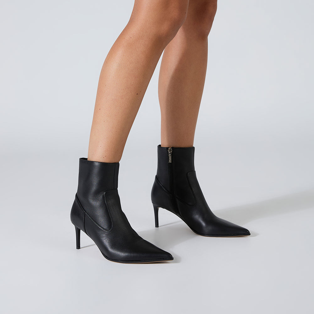 Vision Black Como Ankle Boots - Tony Bianco