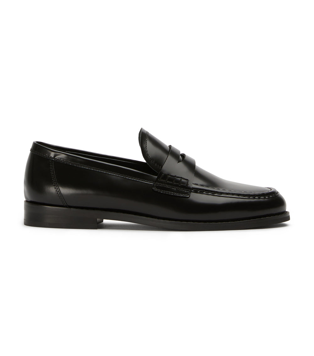 Zac Black Hi Shine Flats - Tony Bianco