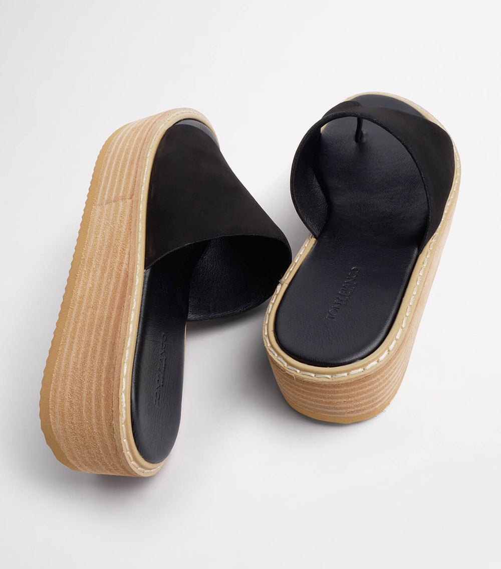 Energy Black Sandals - Tony Bianco