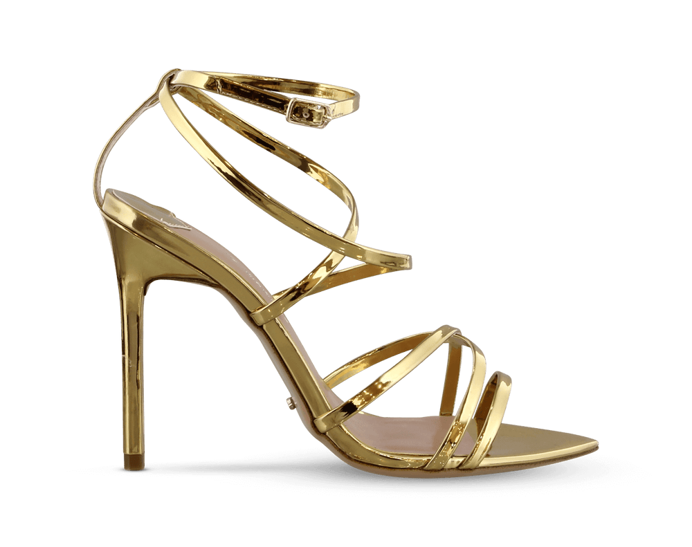 Marcy Gold Shine Heels | Heels | Tony Bianco