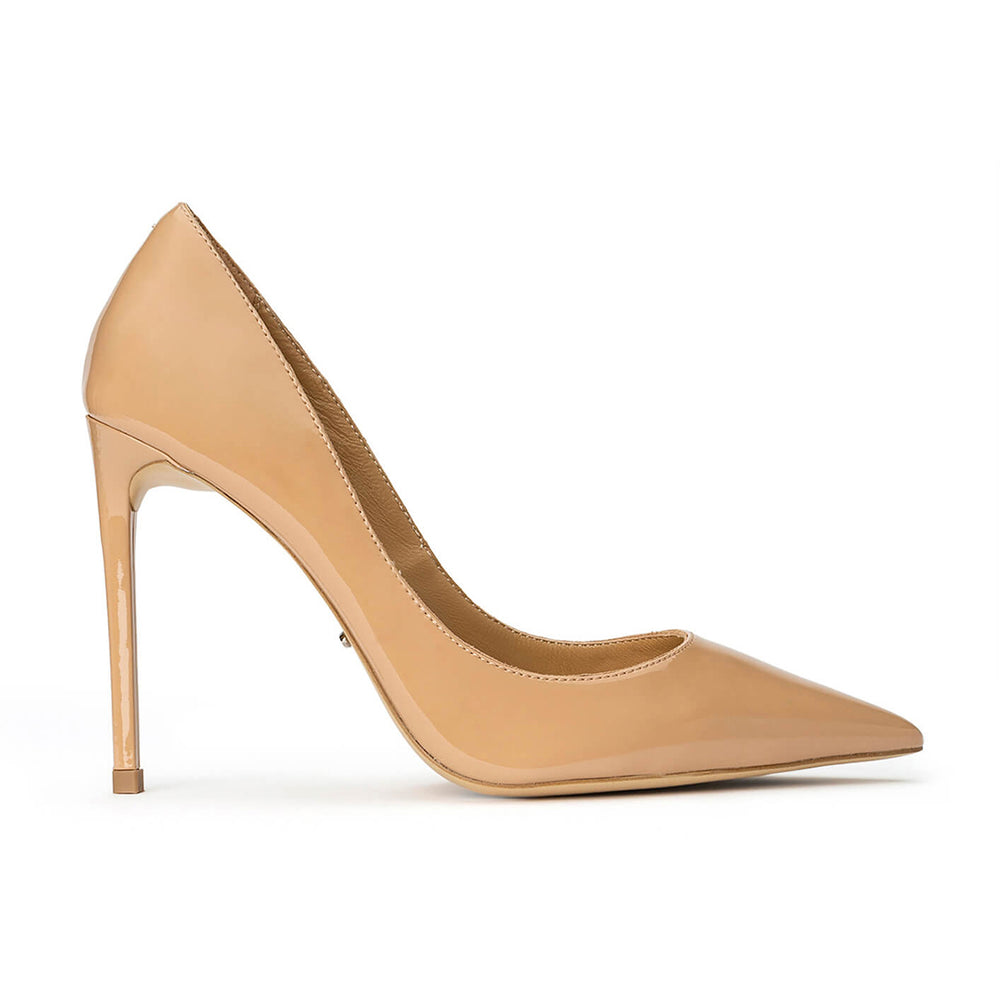 Anja Nude Patent Heels - Tony Bianco