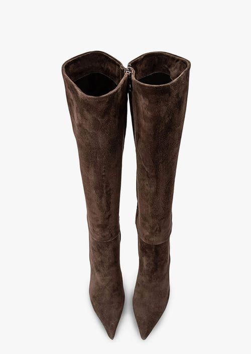 Apollo Espresso Suede Calf Boots