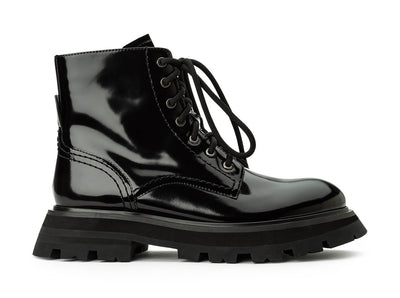 cheap black womens combat boots