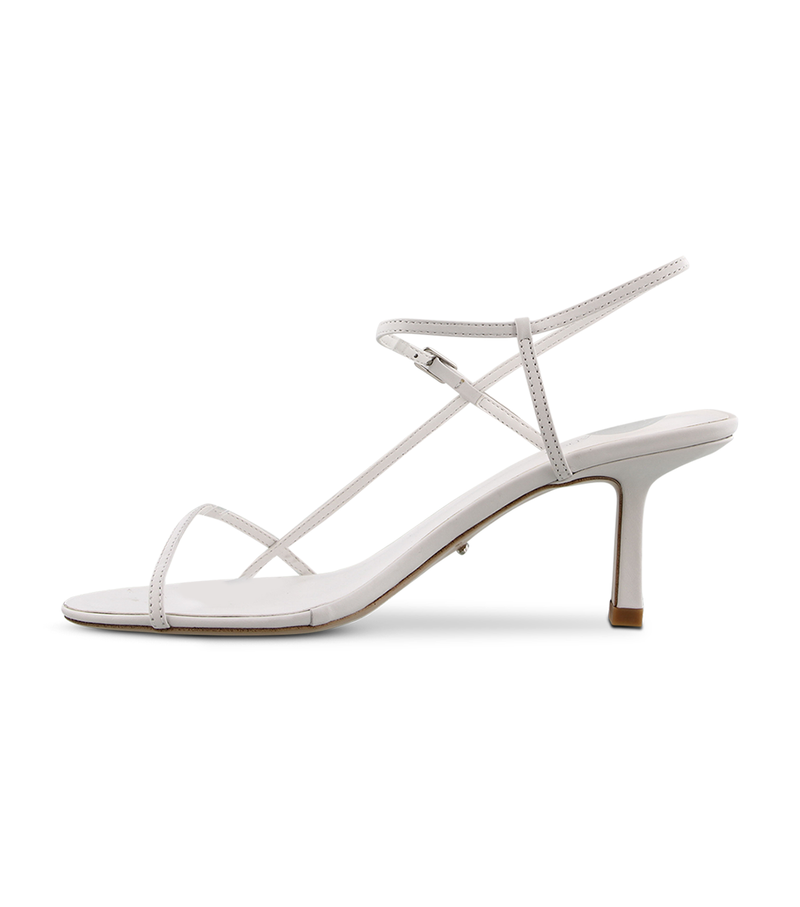 Caprice White Kid 7cm Heels | Heels | Tony Bianco