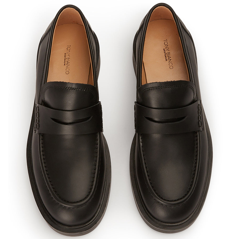 Cherish Black Turin Flats - Tony Bianco