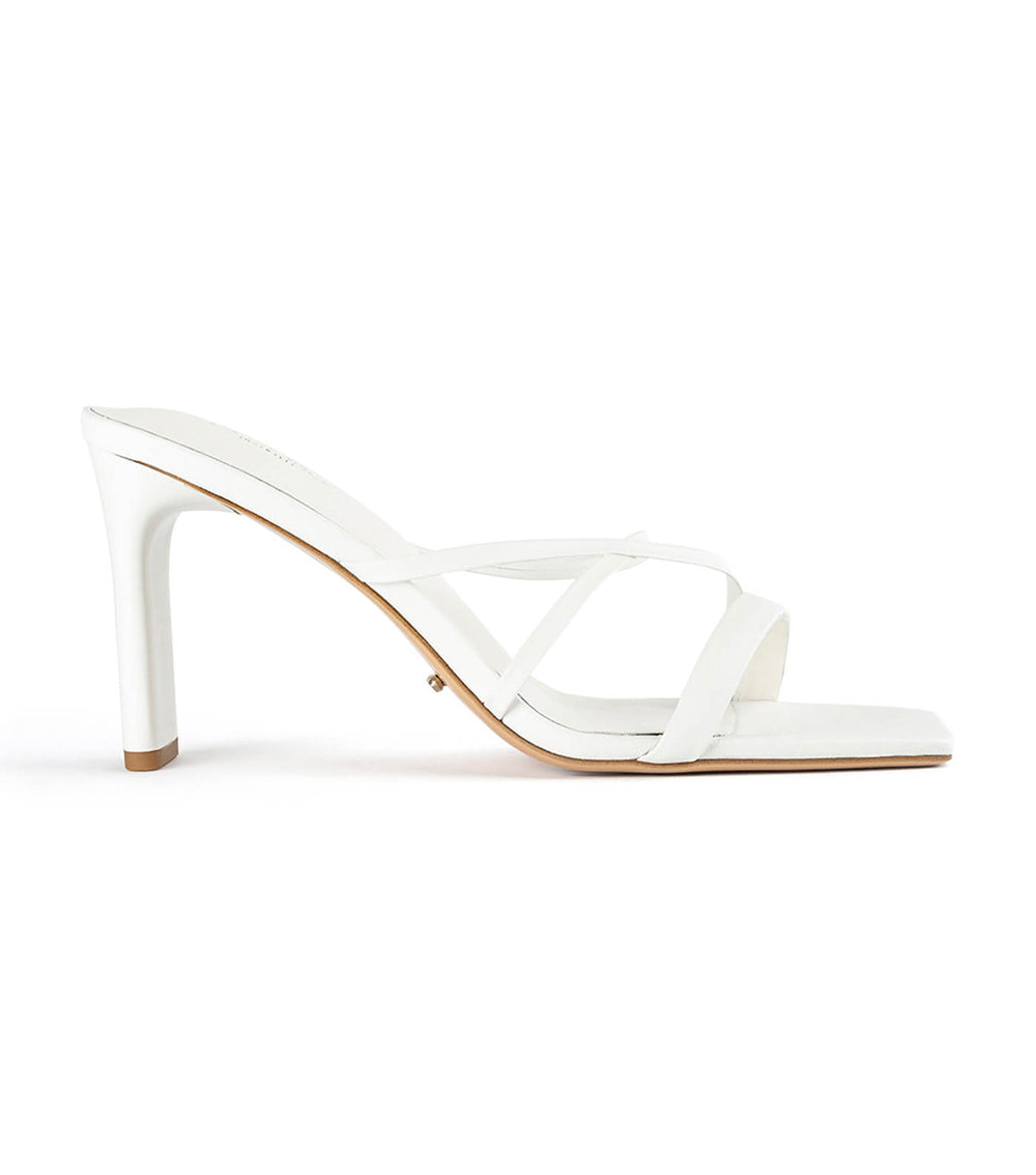 Classic White Nappa Heels - Tony Bianco