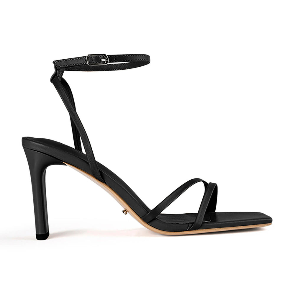 Corso Black Nappa Heels - Tony Bianco